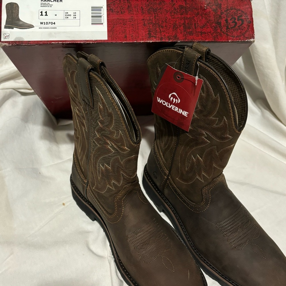 NWT Men’s Wolverine “Rancher” Boots